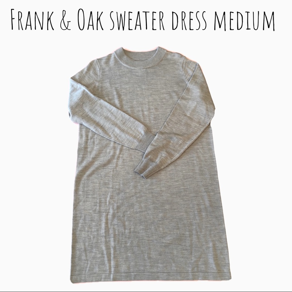 Frank & Oak - 100% merino wool sweater dress